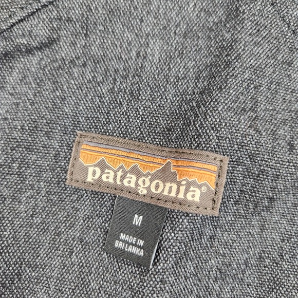 Patagonia All Seasons Hemp Canvas Bib Overalls Ink Black 56426 Womens Medium REG - Picture 2 of 14